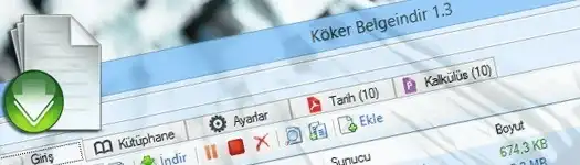 Köker Belgeindir 1.3 Banner