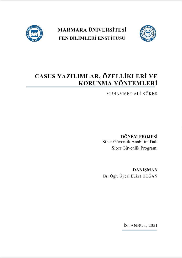 rapor-casus-yazilim.png - Casus Yazılım (Danışman: Doç. Dr. Buket Doğan) - Yük. Müh. Muhammet Ali Köker