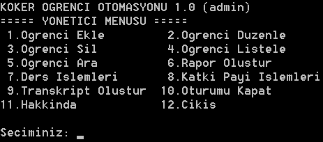 Köker Student Automation 1.0 (C++) - koker.ogrenci.otomasyonu.1.0.s.png