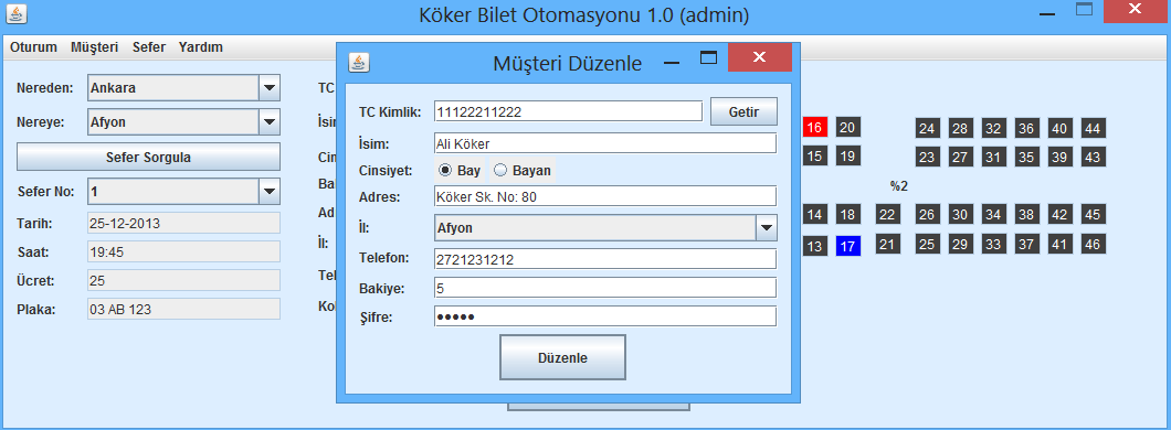 Köker Ticket Automation 1.0 (Java) - koker.bilet.otomasyonu.1.0.s.2.png