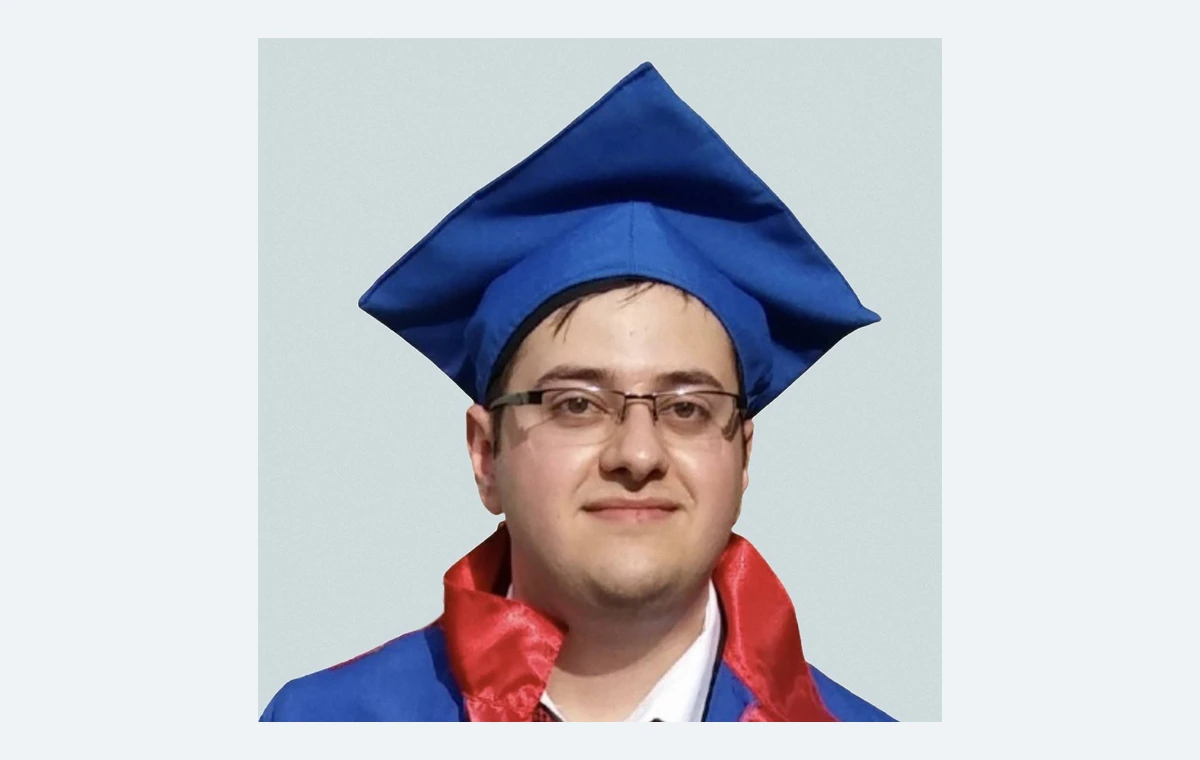 My 2016 computer engineering graduation photograph at Kırıkkale University